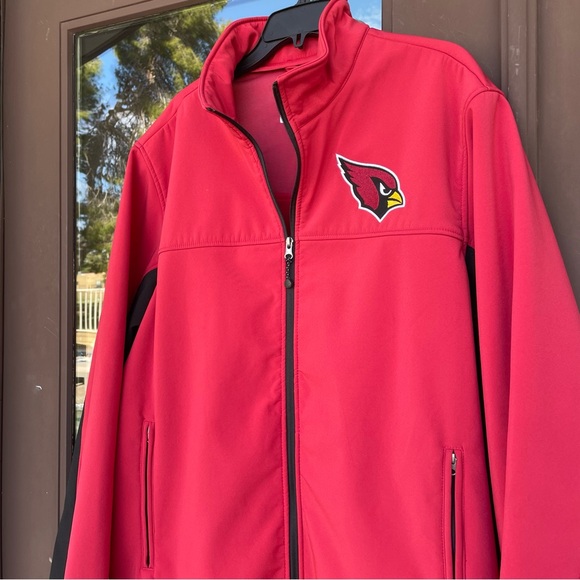 NFL Arizona Cardinals Red/Black Full-Zip Jacket XL - Picture 3 of 14